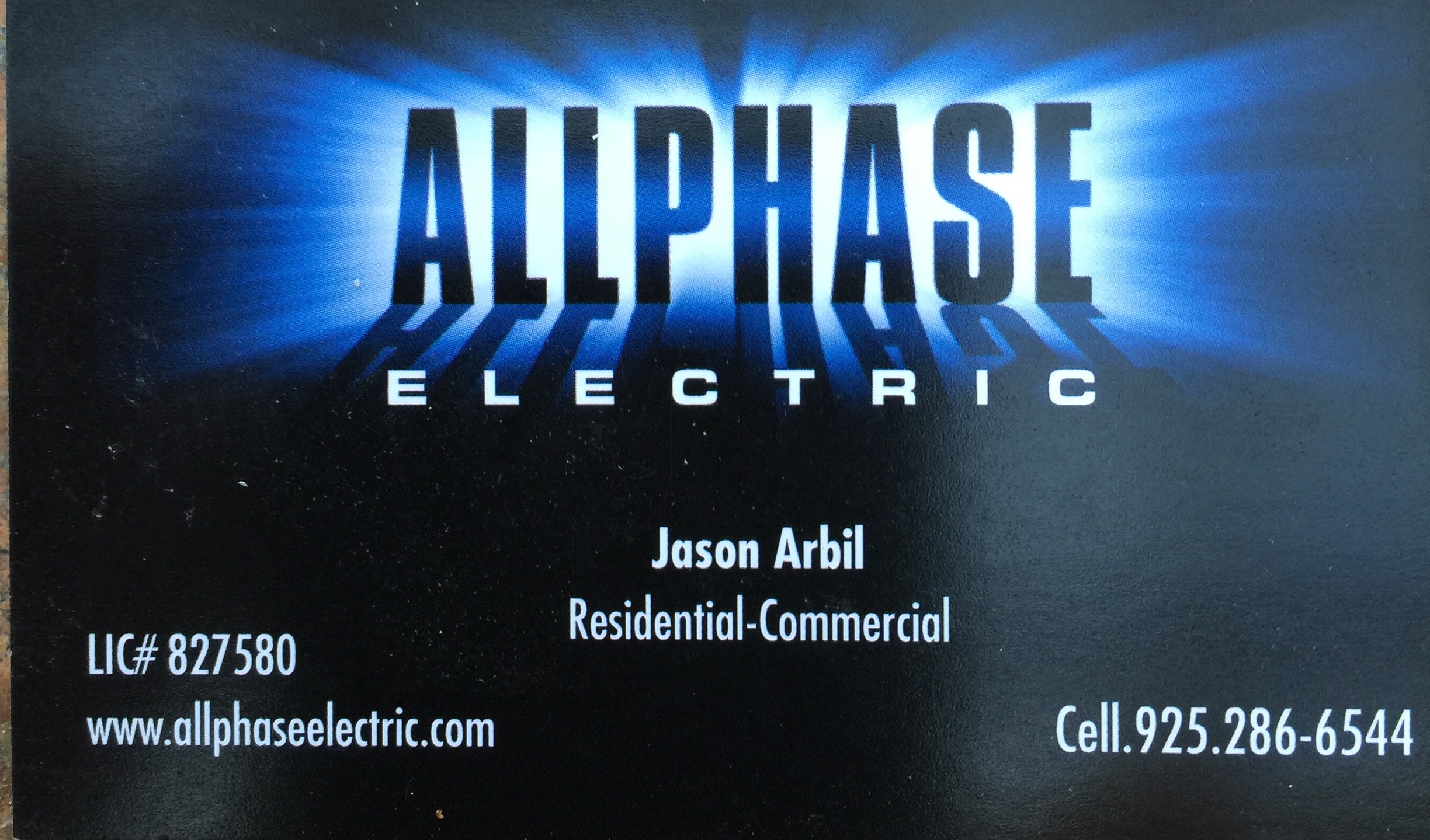 Logo for ALLPHASE ELECTRIC